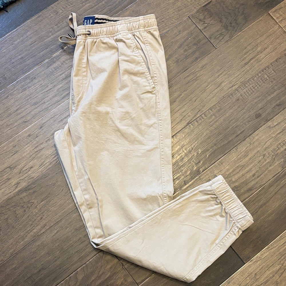 GAP Tan Chinos Relaxed Fit Joggers